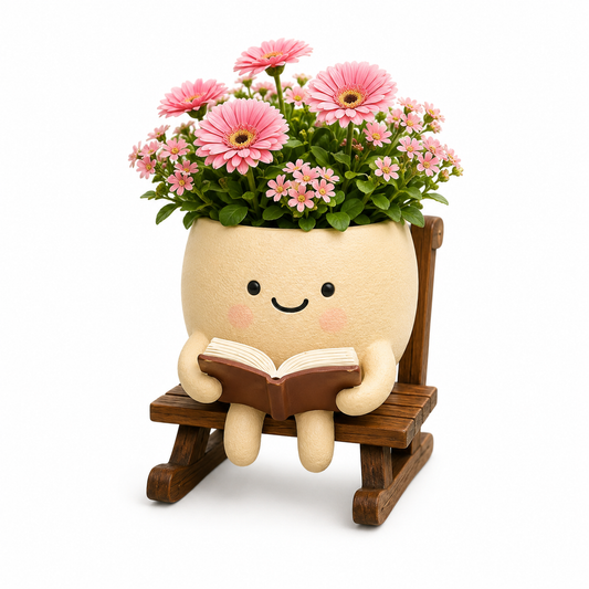 Reading Rocker Planter
