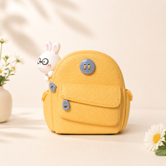 Yellow Backpack Planter